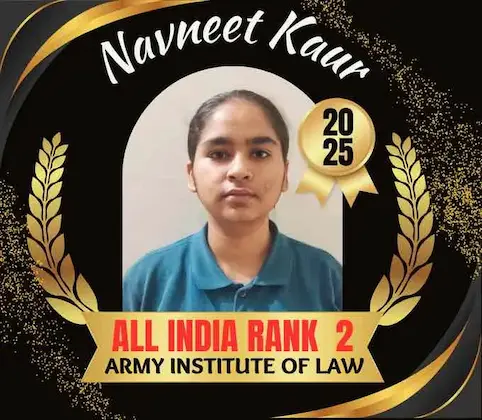 Navneet Rank 2 CLAT Success