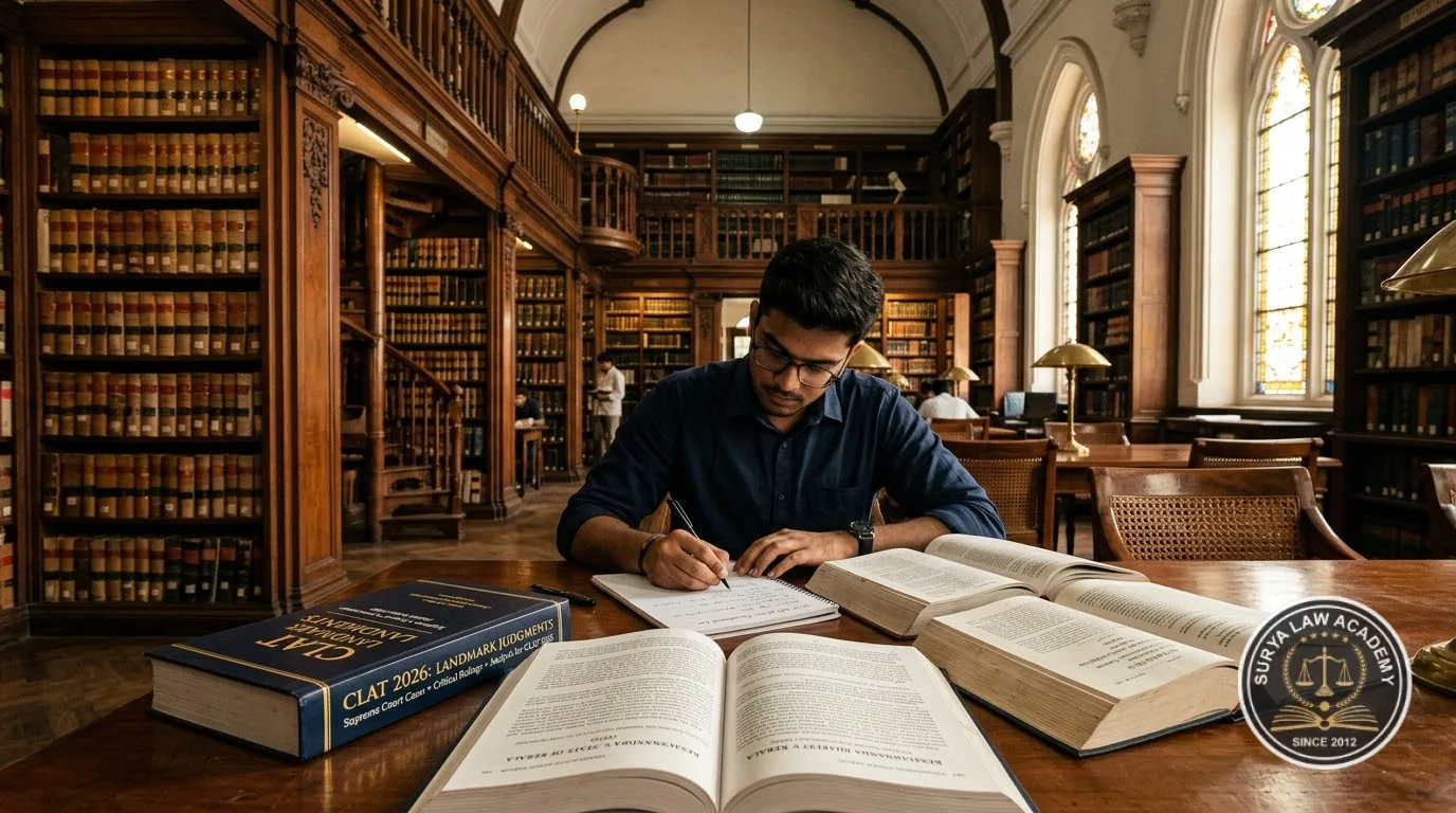 Top Landmark Supreme Court Judgments of 2026 Every CLAT Aspirant Must Know — Surya Law Academy Preparation Guide